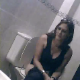 A nice, but brief video clip of a woman wiping herself thoroughly after taking a shit in a public restroom. Too bad we could not get to see her actually taking the shit, too! This appears to be genuine voyeur material.